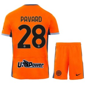 Günstige Fußballtrikots Inter Mailand Pavard 28 Kinder 3rd trikot 2023-24 Kurzarm